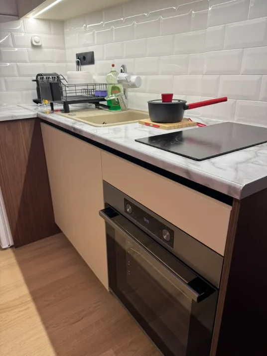 Equipped kitchen at an Estiano residence